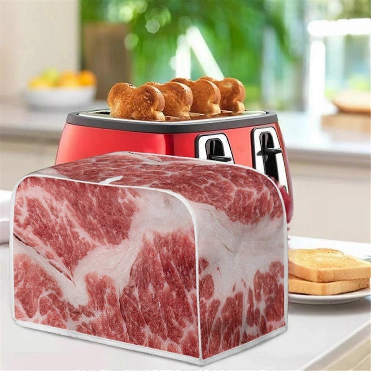 2-Slice Bread Toaster Oven Dust Cover Bread Pattern