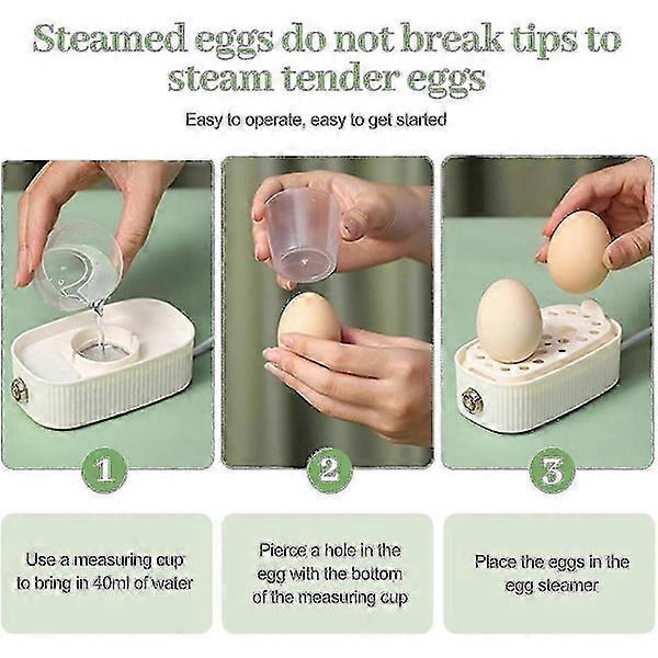 2-Egg Compact Electric Egg Cooker for All Cooking Styles
