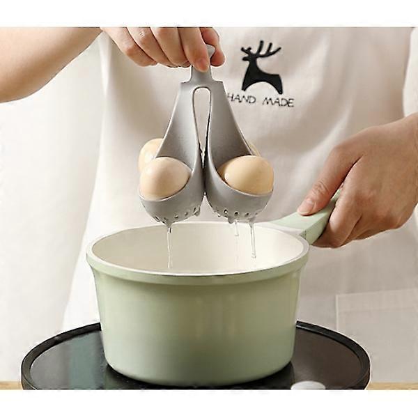 4-Slot Silicone Egg Cooker, Boiling or Poaching