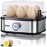 400W Compact 6-Egg Electric Cooker, Easy-Peel Design - Flavour Fushion Cooking Shop
