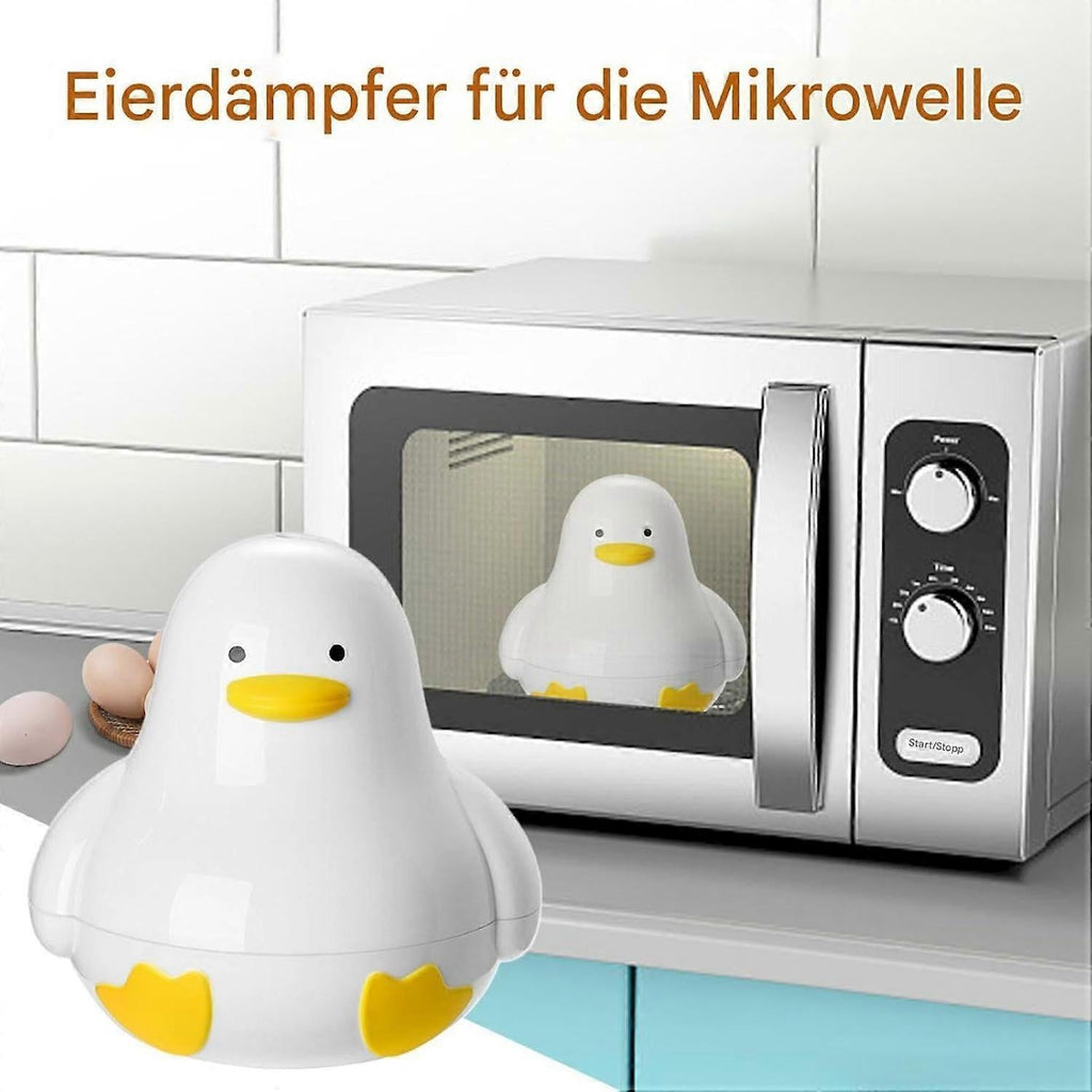Duck Shape Microwave Egg Cooker, 4-Egg Capacity