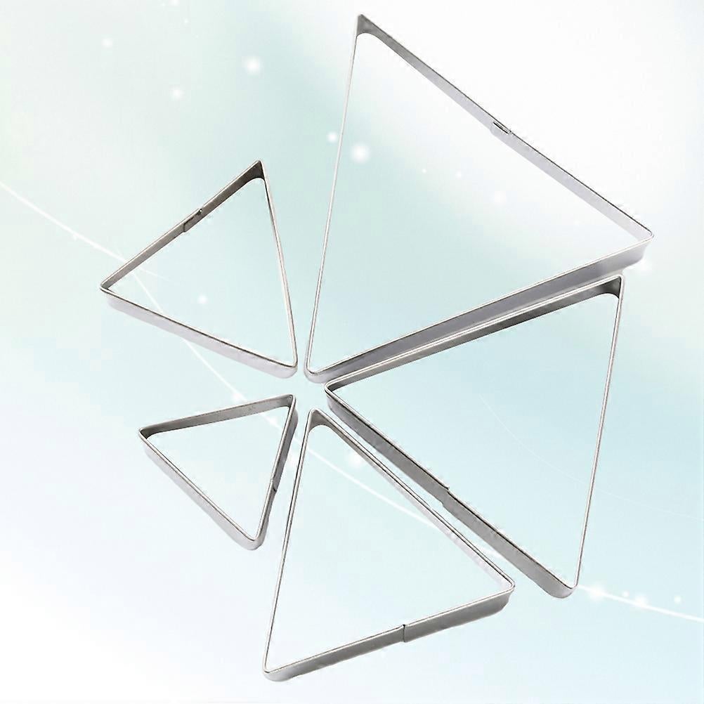 5pcs Steel Fondant Mold Baking Sandwich Cutters Cookie Cutters Set