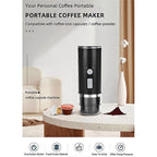 Portable Espresso Coffee Machine for Car & Home Capsule Electric Coffee Maker
