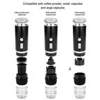Portable Espresso Coffee Machine for Car & Home Capsule Electric Coffee Maker