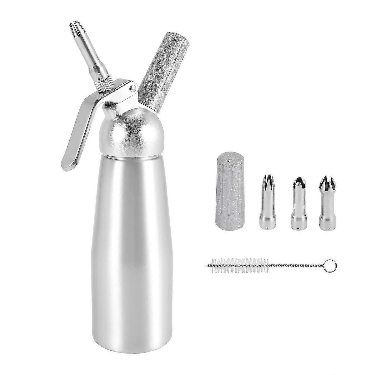 500ml Stainless Steel Whipped Cream Dispenser Professional Cream Canister - Flavour Fushion Cooking Shop