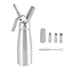 500ml Stainless Steel Whipped Cream Dispenser Professional Cream Canister - Flavour Fushion Cooking Shop