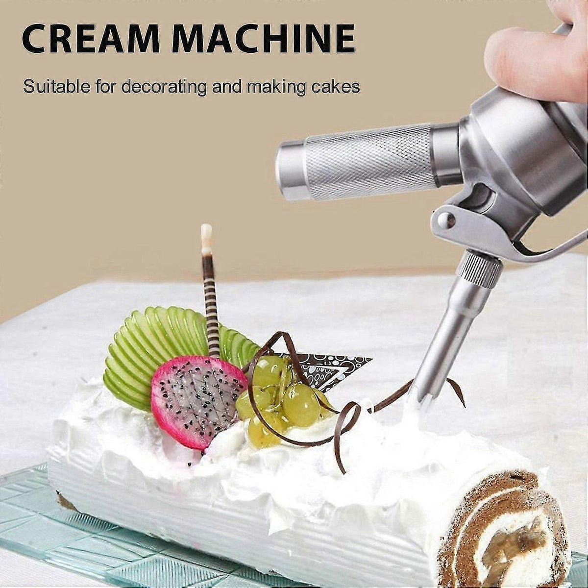 500ml Stainless Steel Whipped Cream Dispenser Professional Cream Canister - Flavour Fushion Cooking Shop