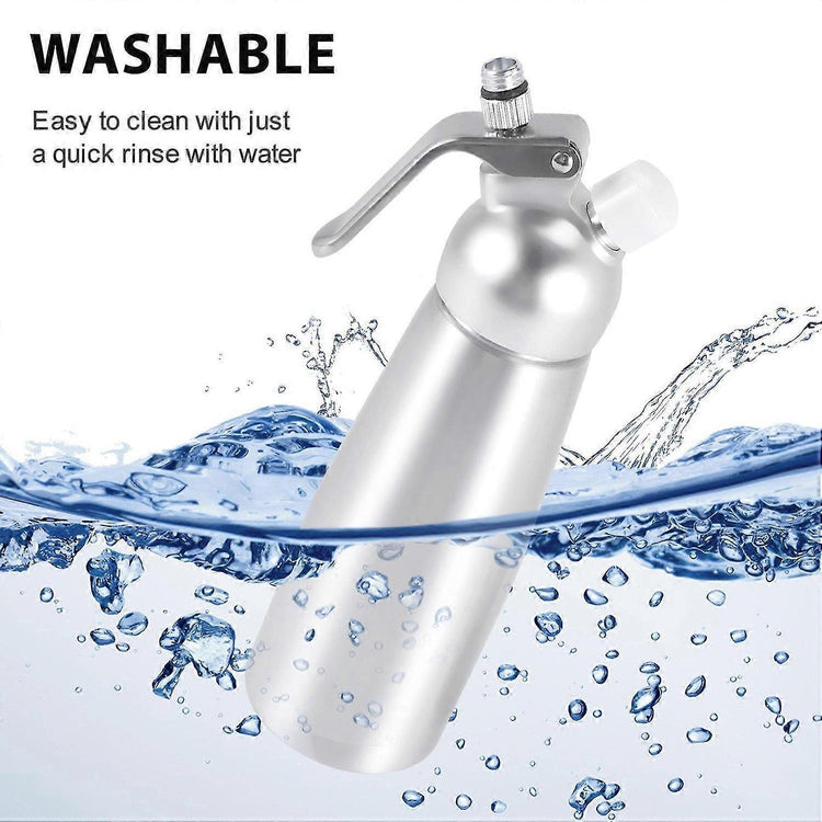 500ml Stainless Steel Whipped Cream Dispenser Professional Cream Canister - Flavour Fushion Cooking Shop