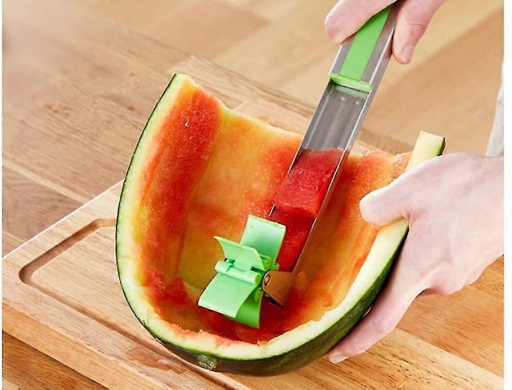Watermelon Cutter - Stainless Steel, Easy Slicer for Melons