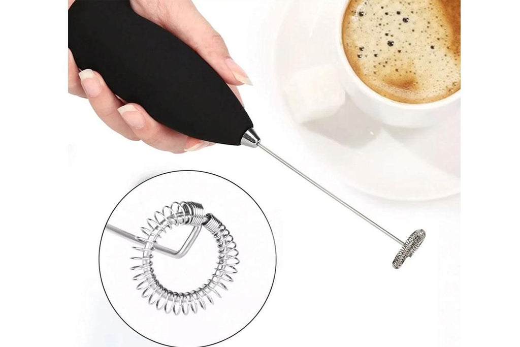 Electric Milk Coffee Foamer Frother Egg Beater Whisk Mixer Blender Kitchen Tool