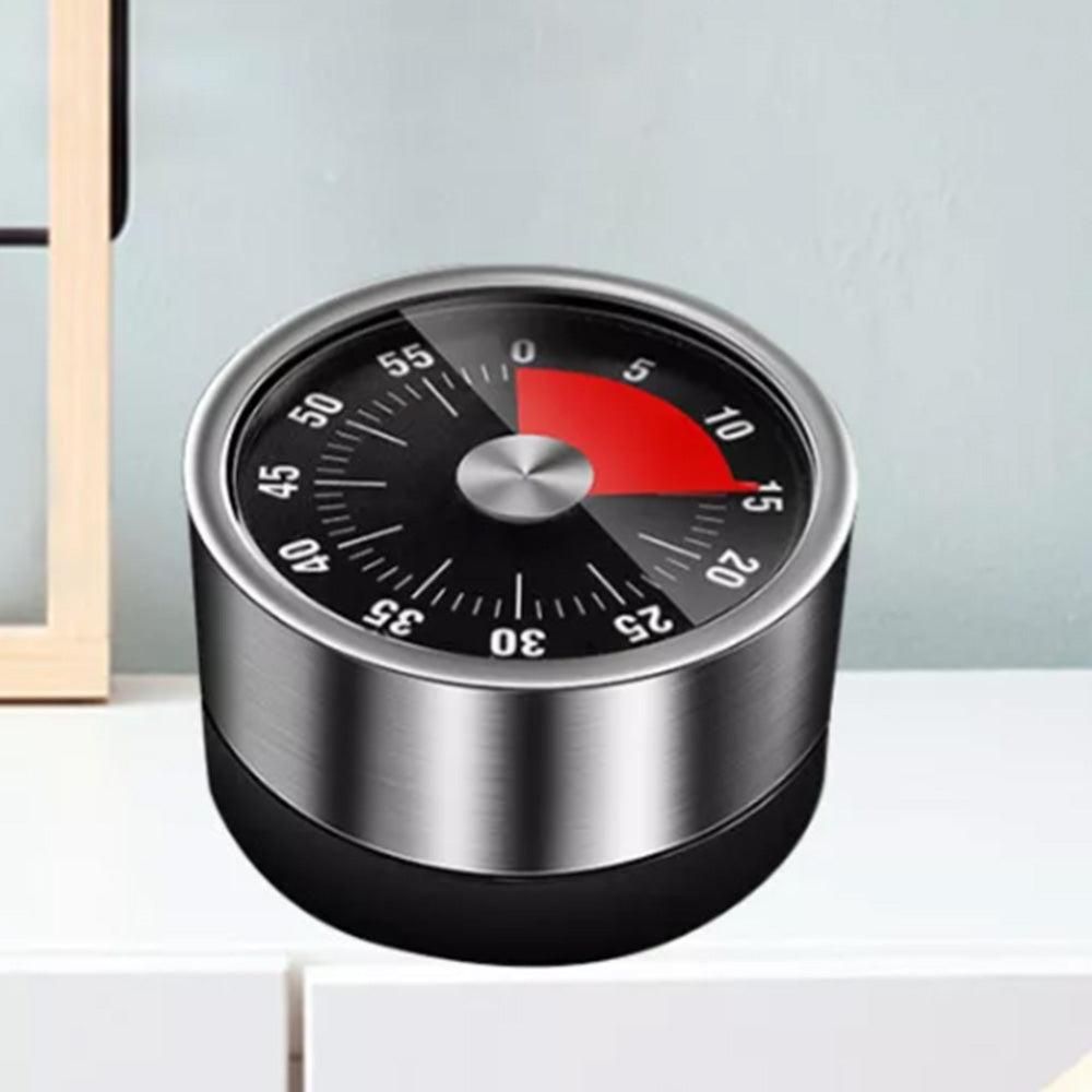 Kitchen Cooking Timer Clock Mechanical Counter 60 Minutes Timer Black