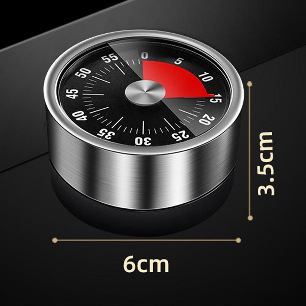 Kitchen Cooking Timer Clock Mechanical Counter 60 Minutes Timer Black