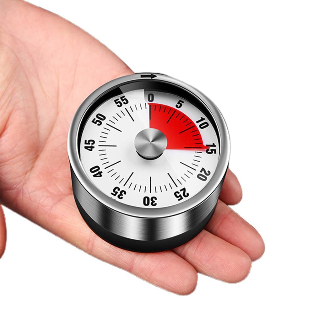 Kitchen Cooking Timer Clock Mechanical Counter 60 Minutes Timer White