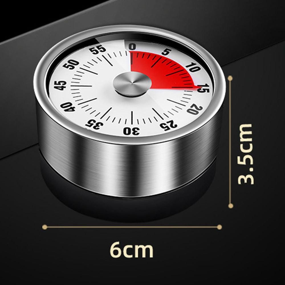 Kitchen Cooking Timer Clock Mechanical Counter 60 Minutes Timer White