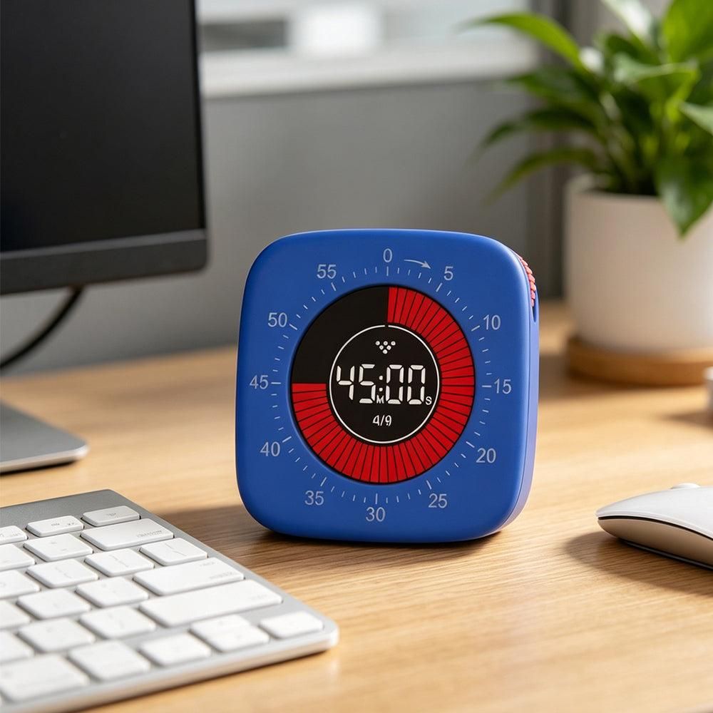 60-Min Digital Visual Timer Count-Up/Count-Down Timer for Study Work Cooking Daily Tasks - Flavour Fushion Cooking Shop
