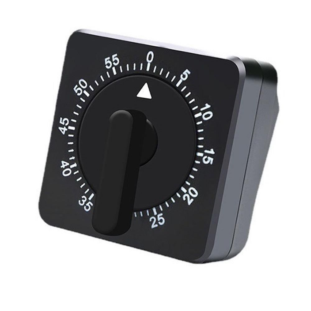 60-Minute Mechanical Kitchen Timer Visual Countdown Timer for Kitchen Cooking Study White