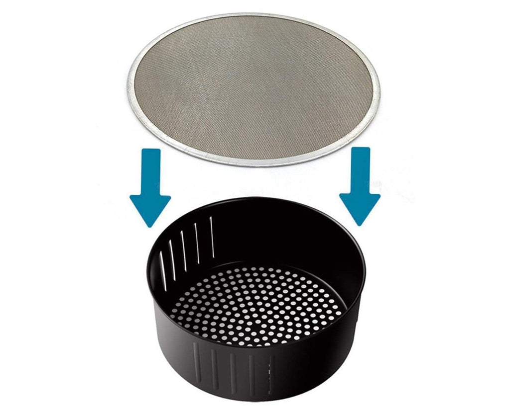 19/21/23/25cm Stainless Steel Oil Splatter Screen Net Cover for Air Frying Pot-23cm
