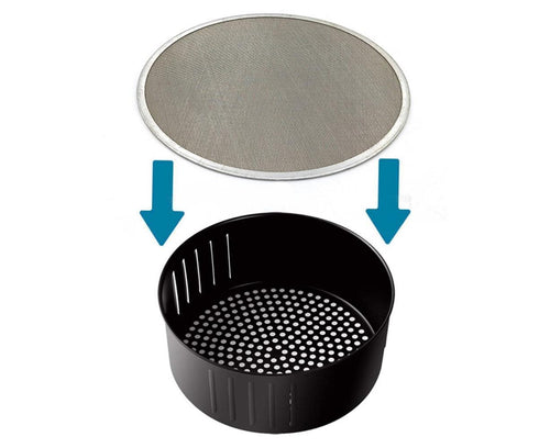 19/21/23/25cm Stainless Steel Oil Splatter Screen Net Cover for Air Frying Pot-23cm