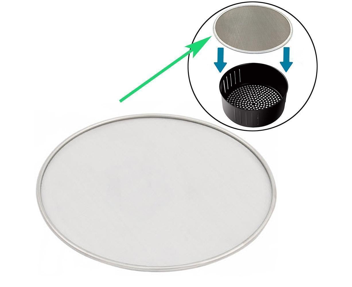 19/21/23/25cm Stainless Steel Oil Splatter Screen Net Cover for Air Frying Pot-23cm