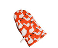 Microwave Oven Anti-scald Glove Kitchen Baking Heat Resistant Non-slip Mitten-Orange