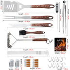 Complete Multi-Functional BBQ Tool Set, 31-Piece Deluxe BBQ Tool Set
