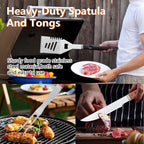 Complete Multi-Functional BBQ Tool Set, 31-Piece Deluxe BBQ Tool Set