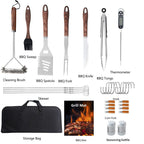 Complete Multi-Functional BBQ Tool Set, 31-Piece Deluxe BBQ Tool Set