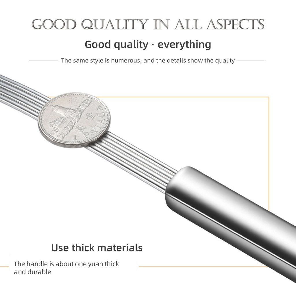 Strainer Spoon Long Stainless Steel Anti Scald Safe Slotted Ladle for Kitchen Cooking Frying Spaghetti