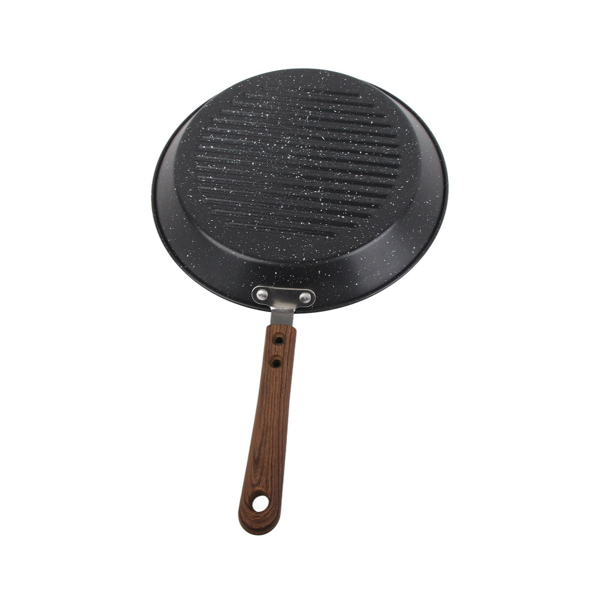 Round Grill Pan Universal Non Stick Multifunctional Flat Bottom Frying Pan for Breakfast - Flavour Fushion Cooking Shop