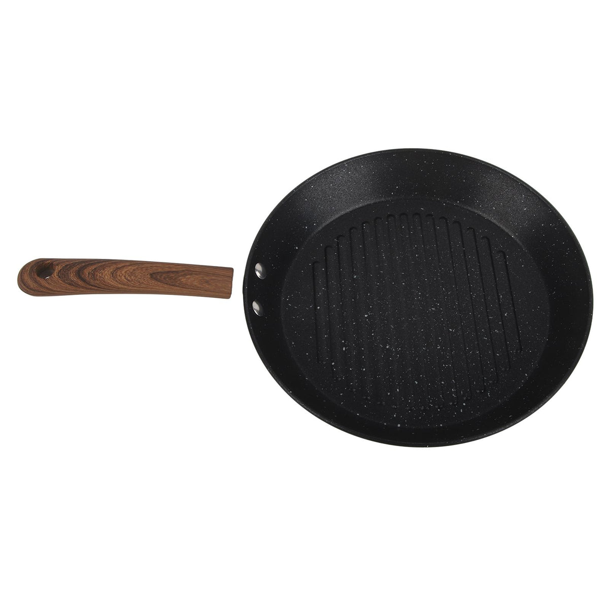 Round Grill Pan Universal Non Stick Multifunctional Flat Bottom Frying Pan for Breakfast - Flavour Fushion Cooking Shop