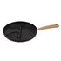 Egg Steak Divided Frying Pan 3 in 1 Multifunctional Prevent Stick Egg Beef Steak Cooker Pan for Home - Flavour Fushion Cooking Shop
