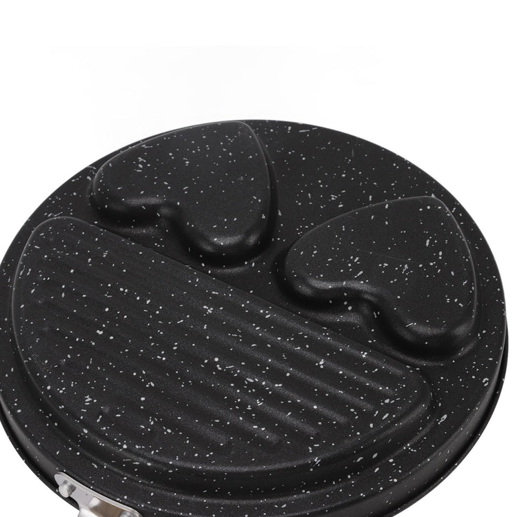 Egg Steak Divided Frying Pan 3 in 1 Multifunctional Prevent Stick Egg Beef Steak Cooker Pan for Home - Flavour Fushion Cooking Shop
