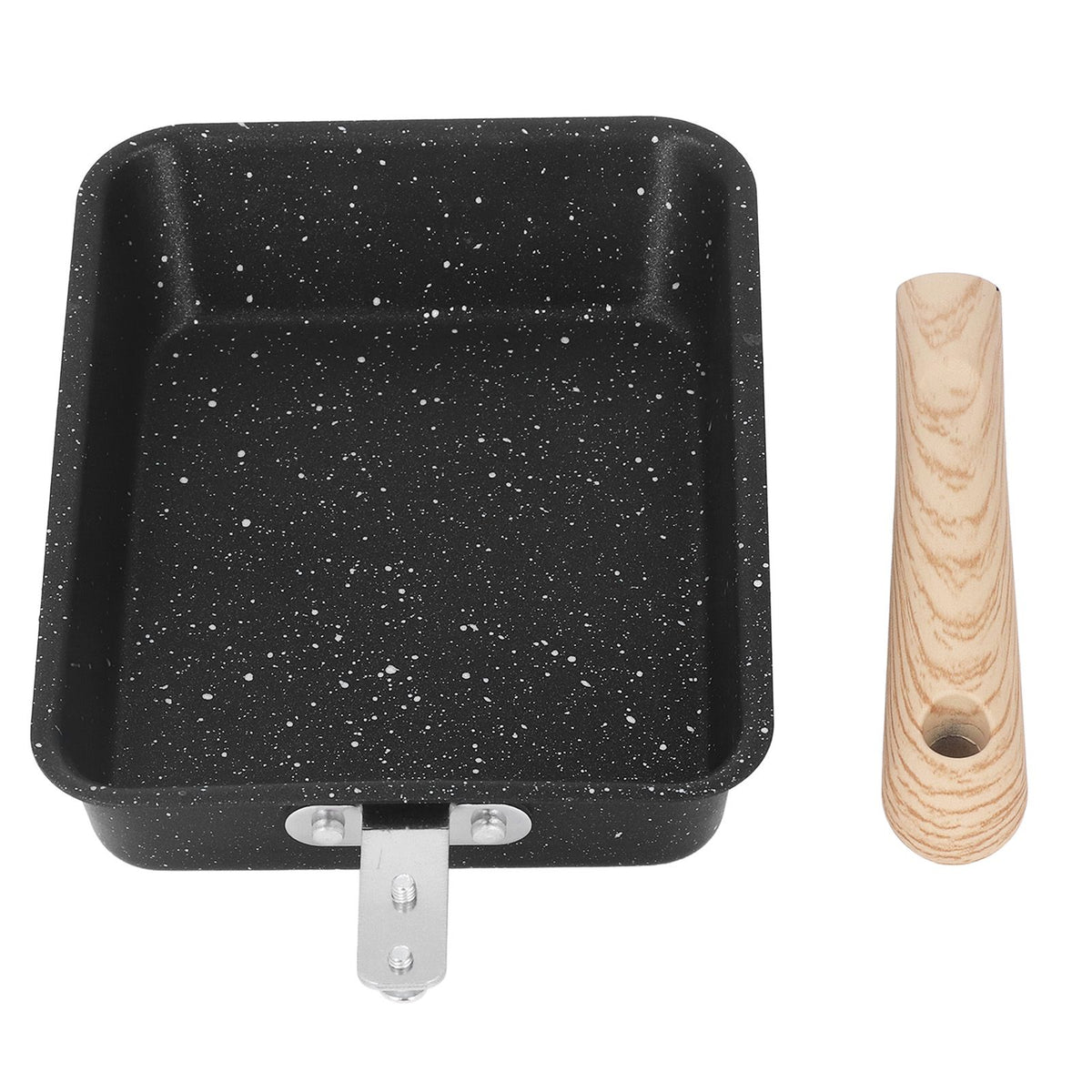 Frying Pan Iron Non Stick Coating Square Thick Multifunction Japanese Omelette Pan for Home Kitchen Tool - Flavour Fushion Cooking Shop