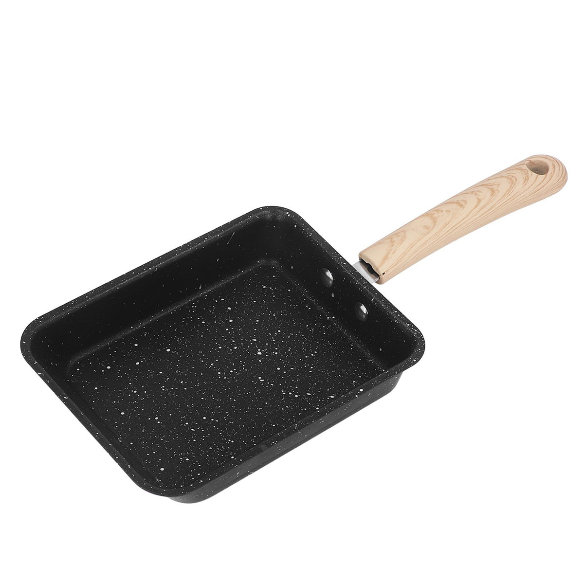Frying Pan Iron Non Stick Coating Square Thick Multifunction Japanese Omelette Pan for Home Kitchen Tool - Flavour Fushion Cooking Shop