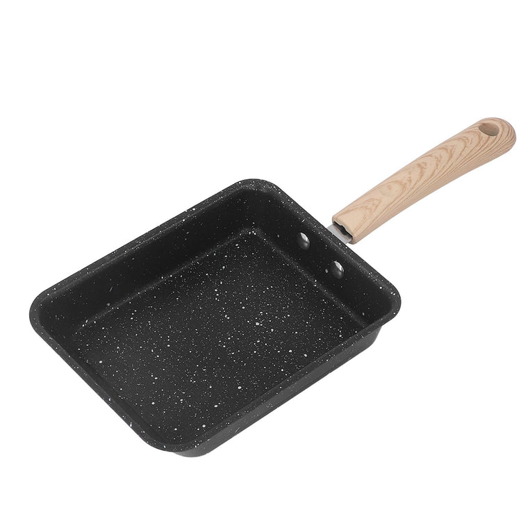 Frying Pan Iron Non Stick Coating Square Thick Multifunction Japanese Omelette Pan for Home Kitchen Tool - Flavour Fushion Cooking Shop