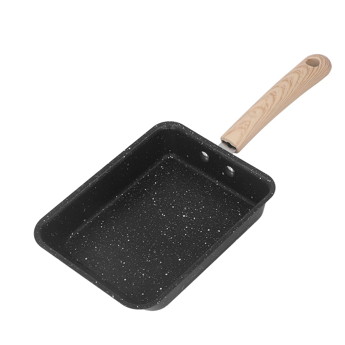 Frying Pan Iron Non Stick Coating Square Thick Multifunction Japanese Omelette Pan for Home Kitchen Tool - Flavour Fushion Cooking Shop
