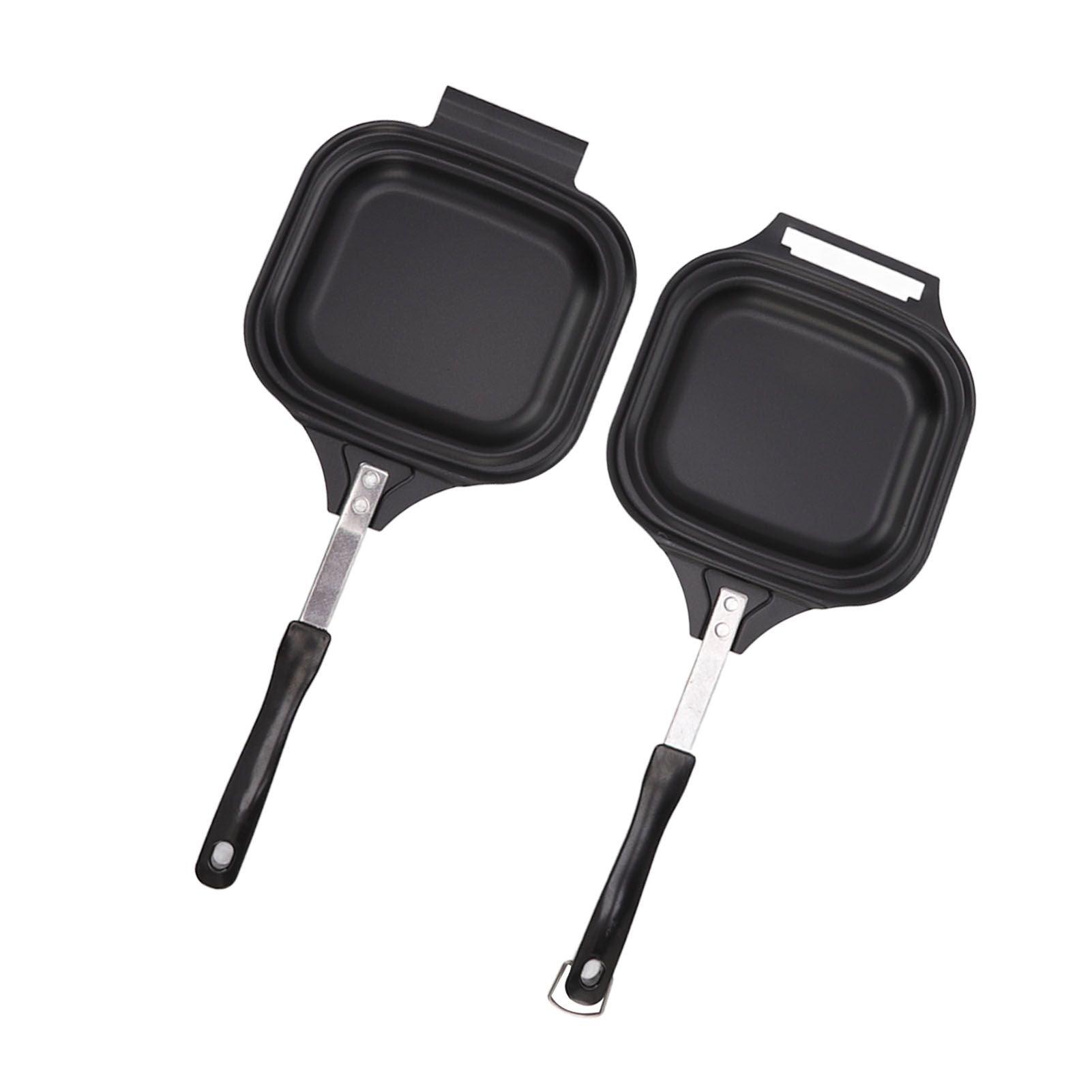 Frying Pan Even Heating Easy Cleaning Double Sided Iron Pancake Pan for Restaurants Home