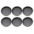 6 Pcs Mini Cake Mould with Removable Bottom 3 Inch Egg Tart Mould Muffin Pans - Flavour Fushion Cooking Shop
