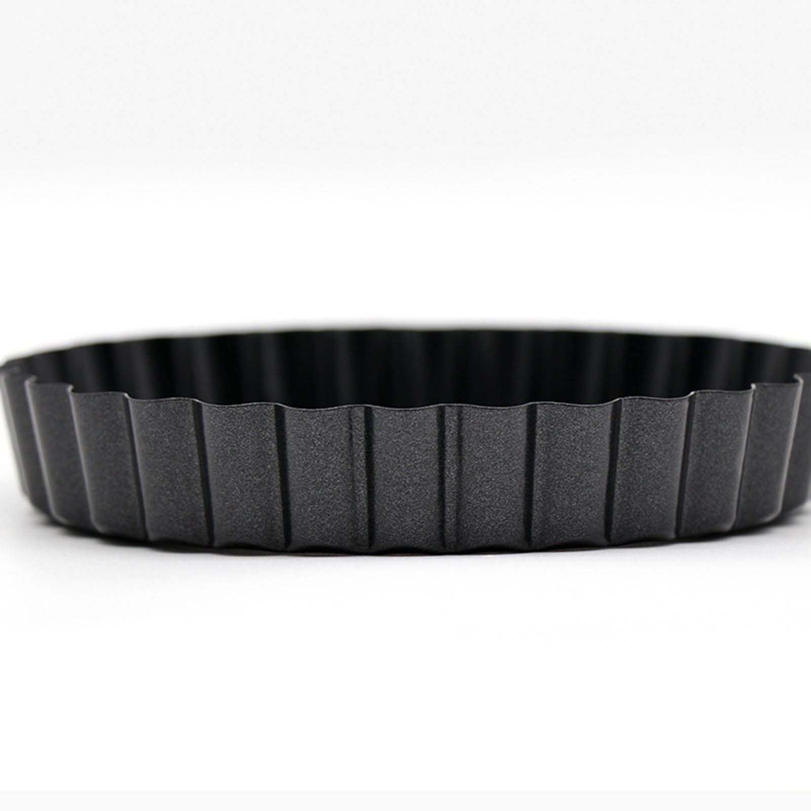 6 Pcs Mini Cake Mould with Removable Bottom 3 Inch Egg Tart Mould Muffin Pans Black Round for Dessert Baking Cooking