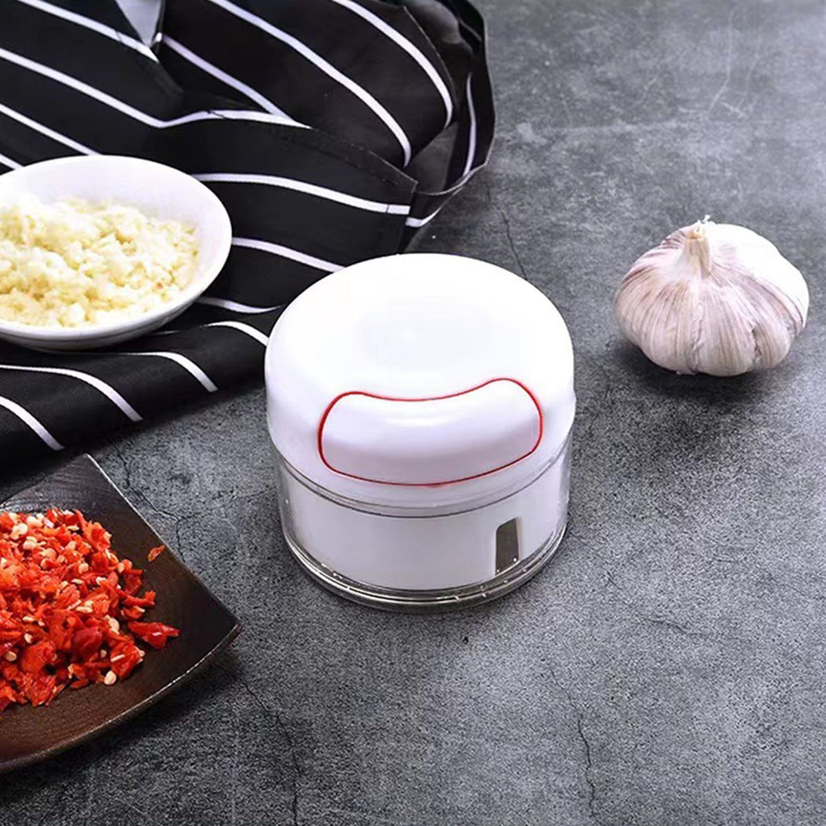 Stainless Steel Garlic Crusher & Press - Flavour Fushion Cooking Shop