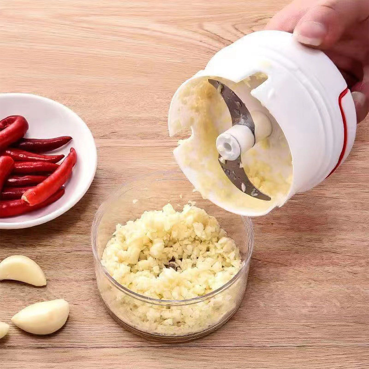 Stainless Steel Garlic Crusher & Press - Flavour Fushion Cooking Shop