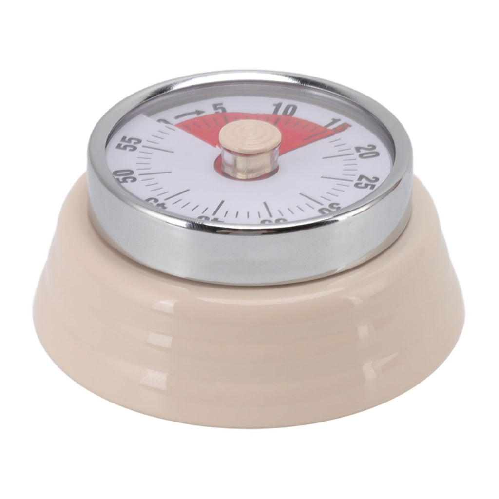Magnet Circular Timer 60 Minute Visual Countdown Timer for Teachers Classroom Kids Homework Reading Adults Cooking Office Gym Beige