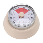 Magnet Circular Timer 60 Minute Visual Countdown Timer Beige