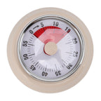 Magnet Circular Timer 60 Minute Visual Countdown Timer Beige