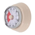 Magnet Circular Timer 60 Minute Visual Countdown Timer Beige