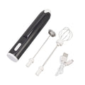Electric Egg Beater Portable Multi Gears Milk Frother Rechargeable Kitchen Restaurant Coffee Cream Mixer