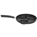 3 Cups Egg Hamburger Pan Metal Iron Heating Evenly Egg Cooker Pan