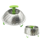 Steam Basket Stainless Steel Folding Vegetable Steam Basket