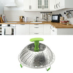 Steam Basket Stainless Steel Folding Vegetable Steam Basket