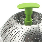 Steam Basket Stainless Steel Folding Vegetable Steam Basket